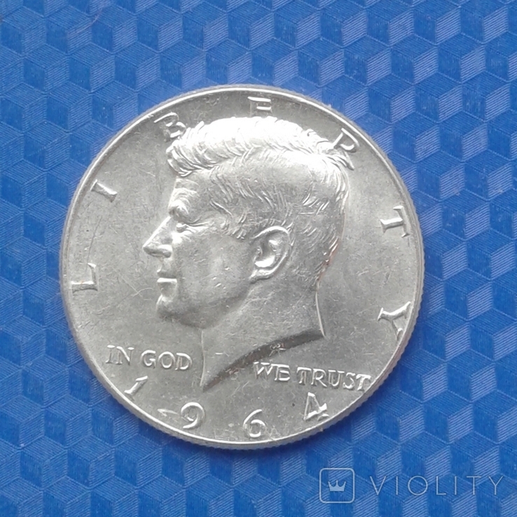 1/2 доллара 1964 рік, фото №2