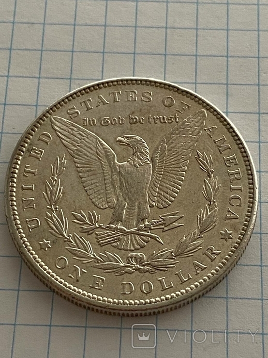 Срібний Доллар 1888 року Морган США, фото №3