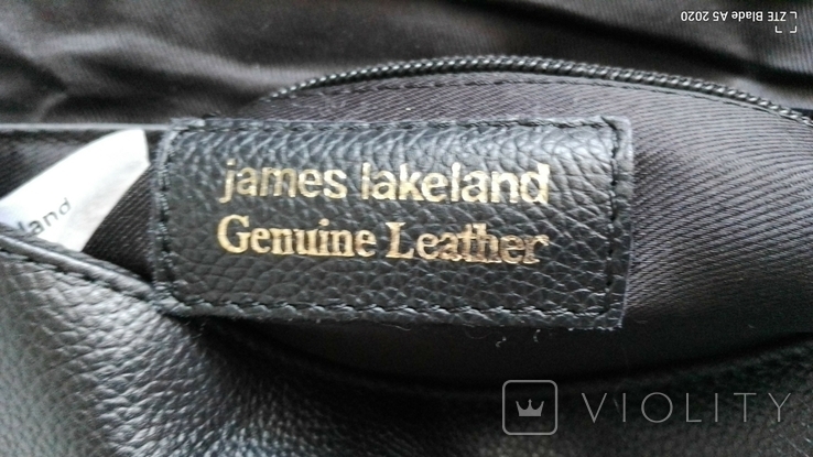 Сумка кожаная James Lakeland на ремешке новая, фото №6