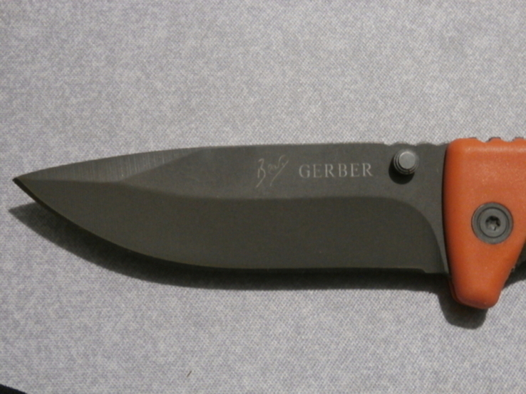 Туристичний складний ніж Gerber Bear Grylls Scout Knife,ніж для виживаня 18.5см, фото №3