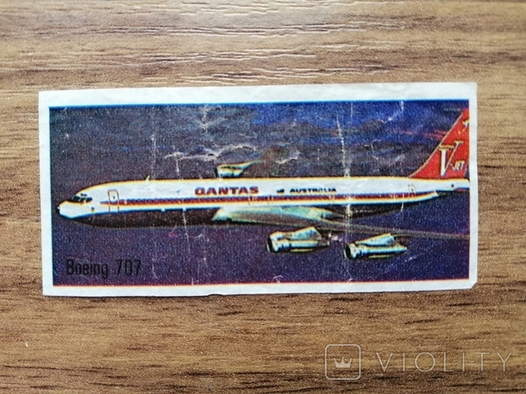 Вкладыш самолёт Boeing 707, фото №2