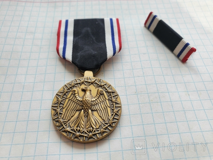 Prisoner Of War Medal медаль военнопленного LI GI, фото №3