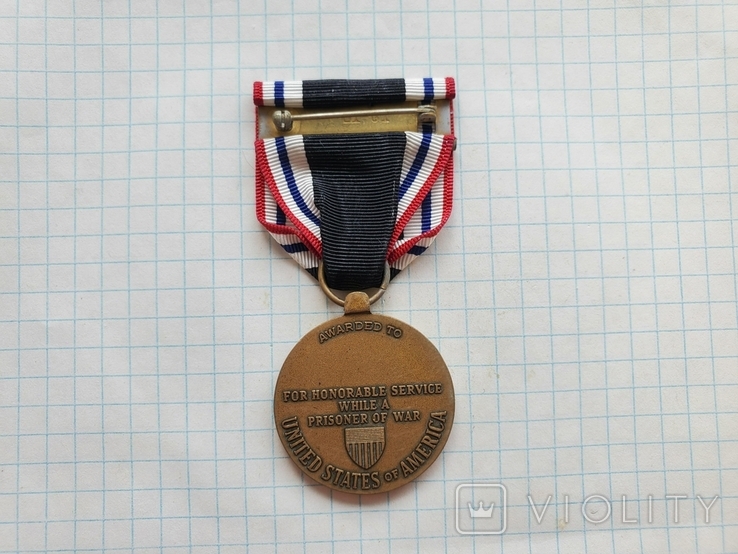 Prisoner Of War Medal медаль военнопленного LI GI, фото №7