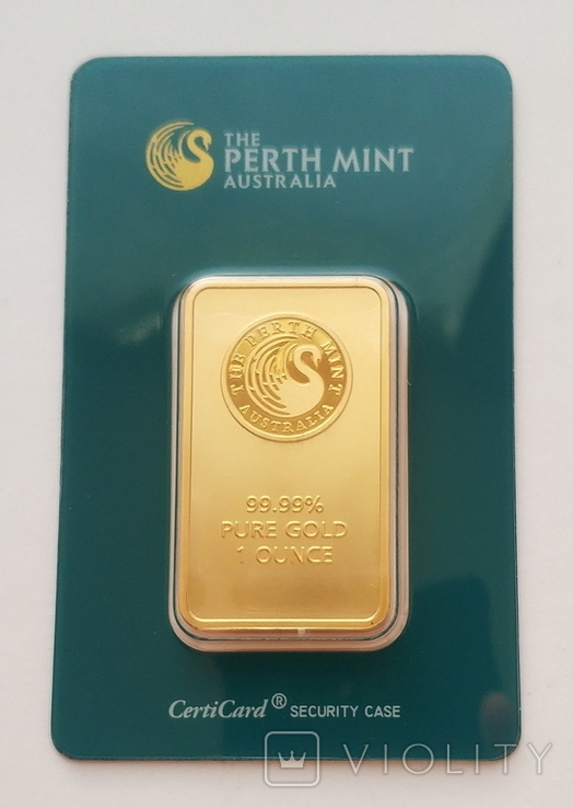 Perth Mint Золотой слиток 1 унция. Копия, фото №2