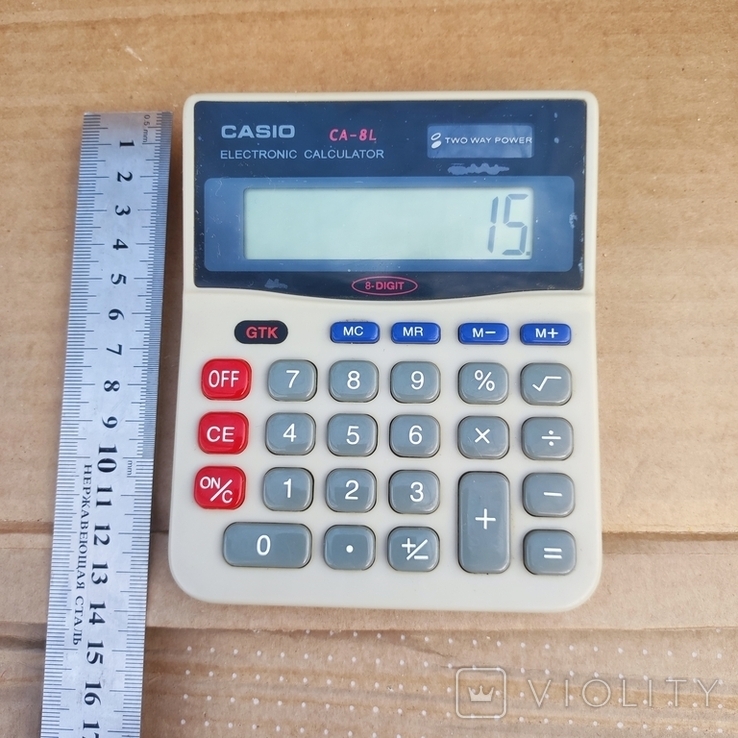 Калькулятор Casio CA-8L, фото №5