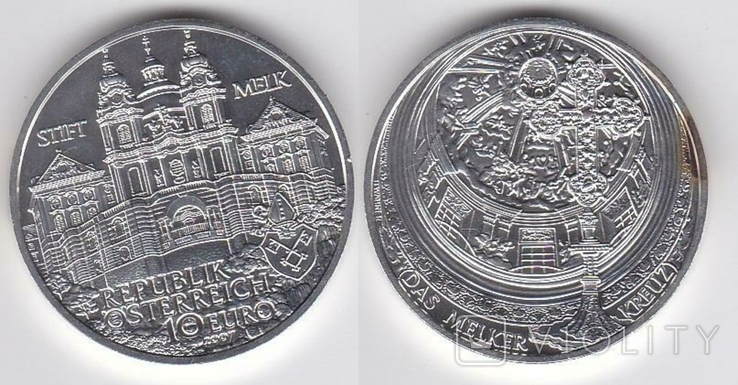 Austria Австрия - 10 Euro 2007 Абатство comm. - а