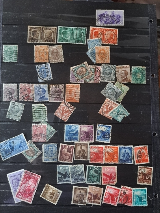 Большой лот ранних марок Италии, фото №2