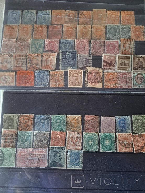 Большой лот ранних марок Италии, фото №5