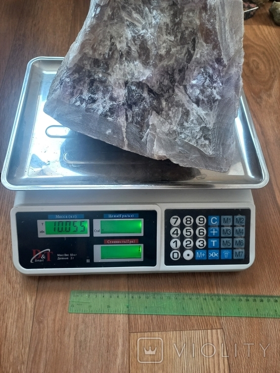 Поліхромний флюорит 10,05 кг, фото №11