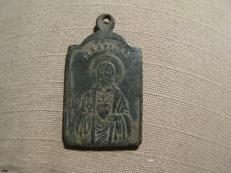 Католицький медальйон, фото №2