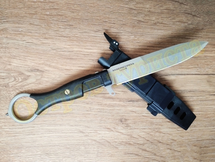 Нож Extrema Ratio Misericordia Black с ножнами реплика, numer zdjęcia 2