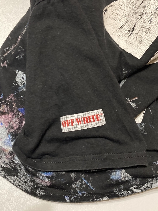 Off White "Seeing Things" Galaxy Brushed Tee, photo number 6