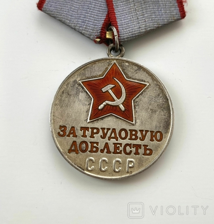 Медаль "За трудовую доблесть"., фото №4