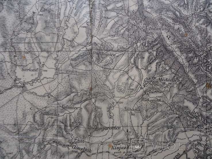 Карта район с.Білки Закарпаття 1934 р, фото №6