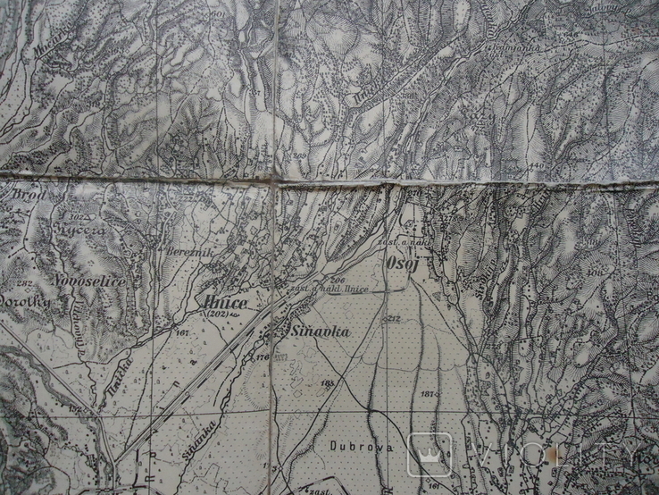 Карта район с.Білки Закарпаття 1934 р, фото №9