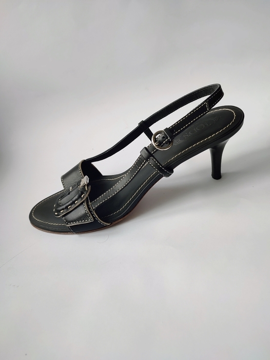 Шкіряні босоніжки туфлі Tod's оригінал, made in Italy, фото №7