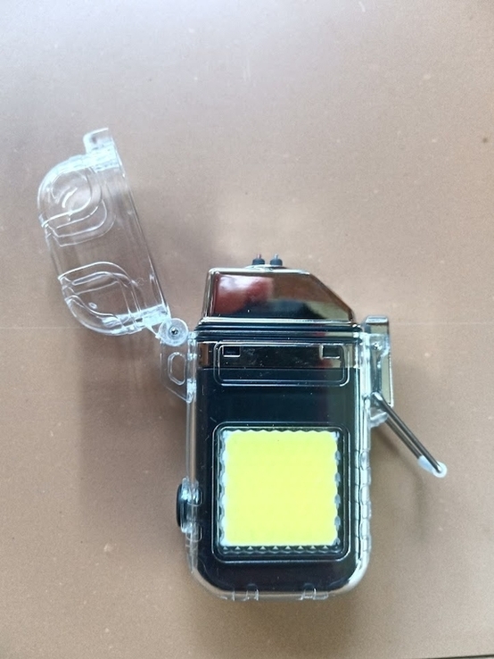 Электроимпульсная Фонарик зажигалка Lighter с зарядкой от USB, фото №7