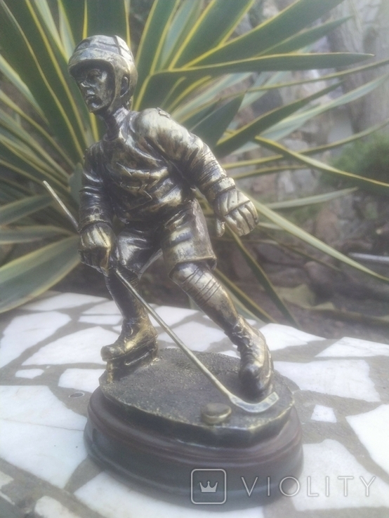Хоккеист Уэйн Гретцки 10 номер Канада Известный спортсмен XX века статуэтка, фото №8