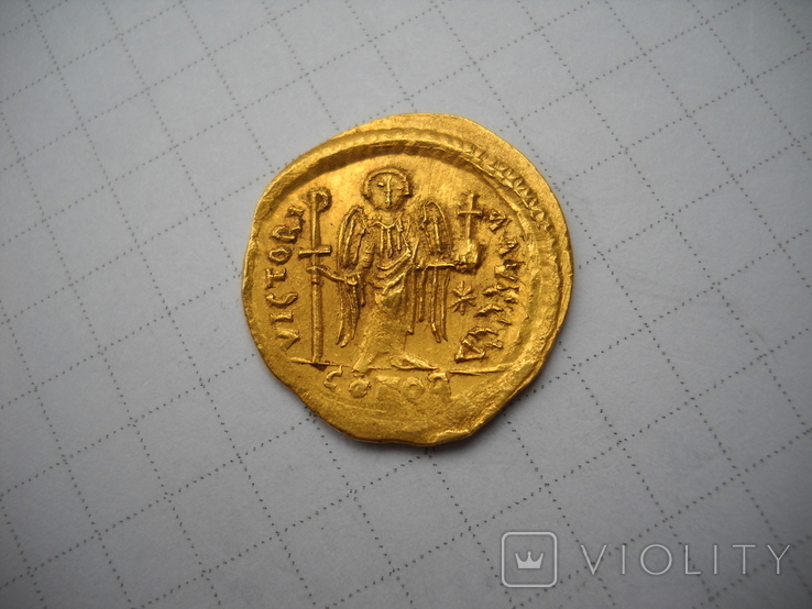 Солид Юстиниан I (527-565 ), фото №6