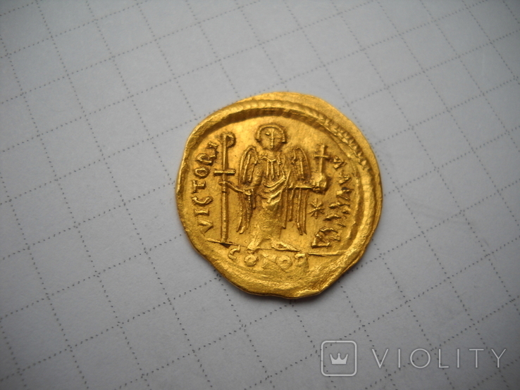 Солид Юстиниан I (527-565 ), фото №7