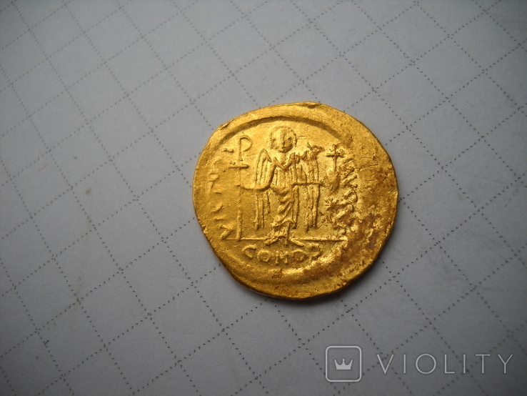 Солид Юстиниан I (527-565 ), фото №6