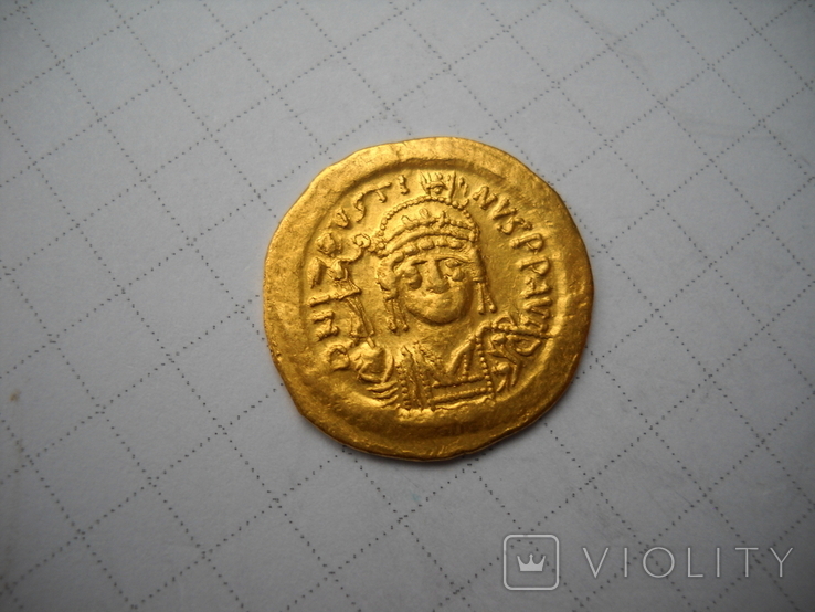 Солид Юстин II ( 565-578 ), фото №4