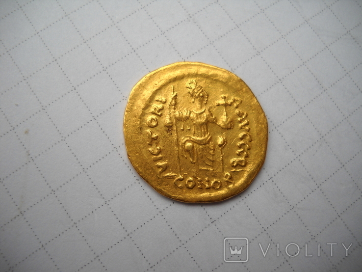 Солид Юстин II ( 565-578 ), фото №7