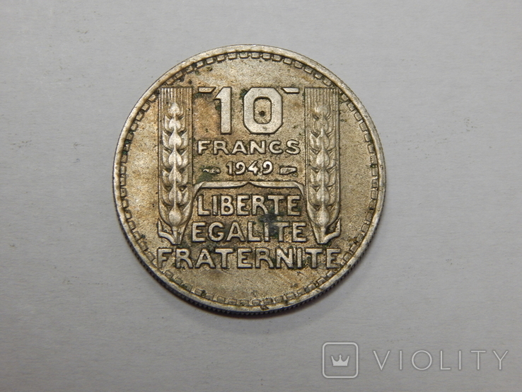 10 франков, 1949 г Франция, фото №2