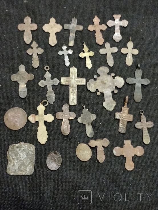 20 хрестів ( +бонус, ладанки і поломані хрестики), фото №5