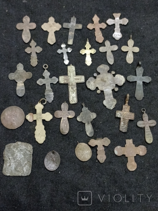 20 хрестів ( +бонус, ладанки і поломані хрестики), фото №8