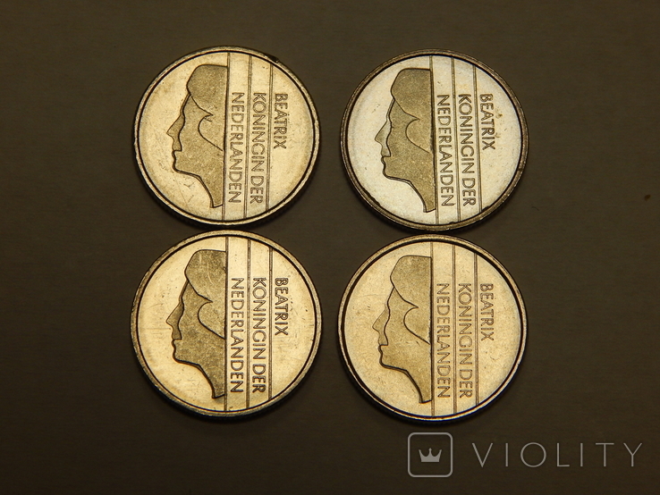 4 монеты по 10 центов, Нидерланды, 1995 г, фото №3