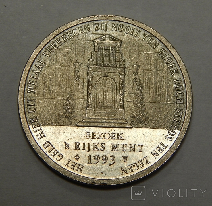 Знак монетного двора Нидерландов, 1993 г, фото №2