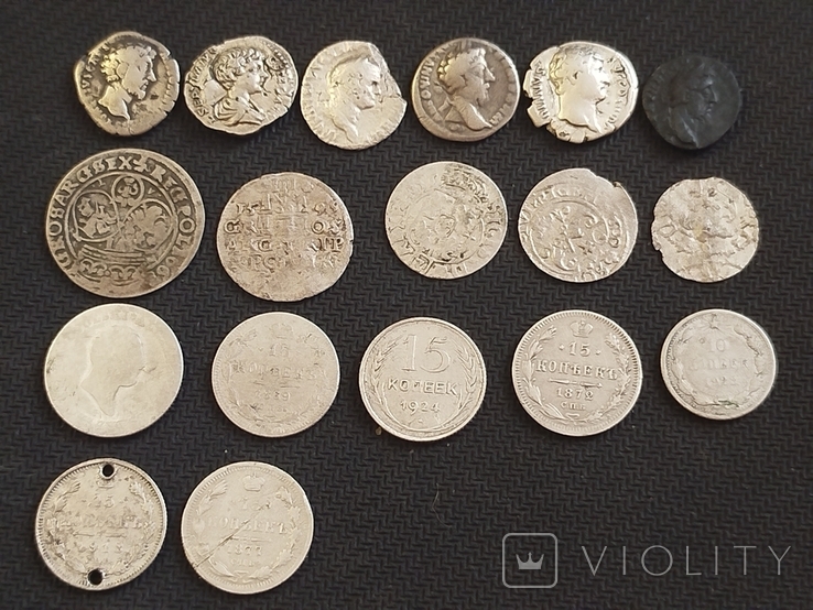 Денарии + прочие монети, фото №2