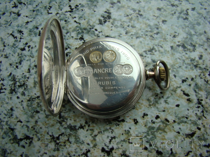 Карманные часы Швейцария ZENITH 1900 г., фото №4