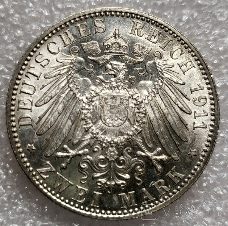 2 марки 1911,Луитпольд, фото №3