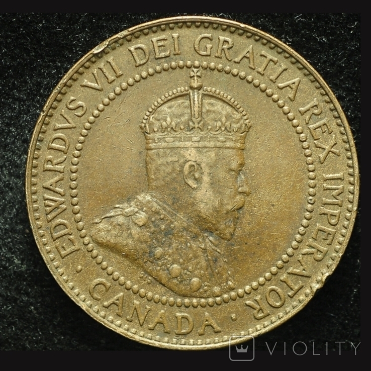 Канада 1 цент 1909, фото №2