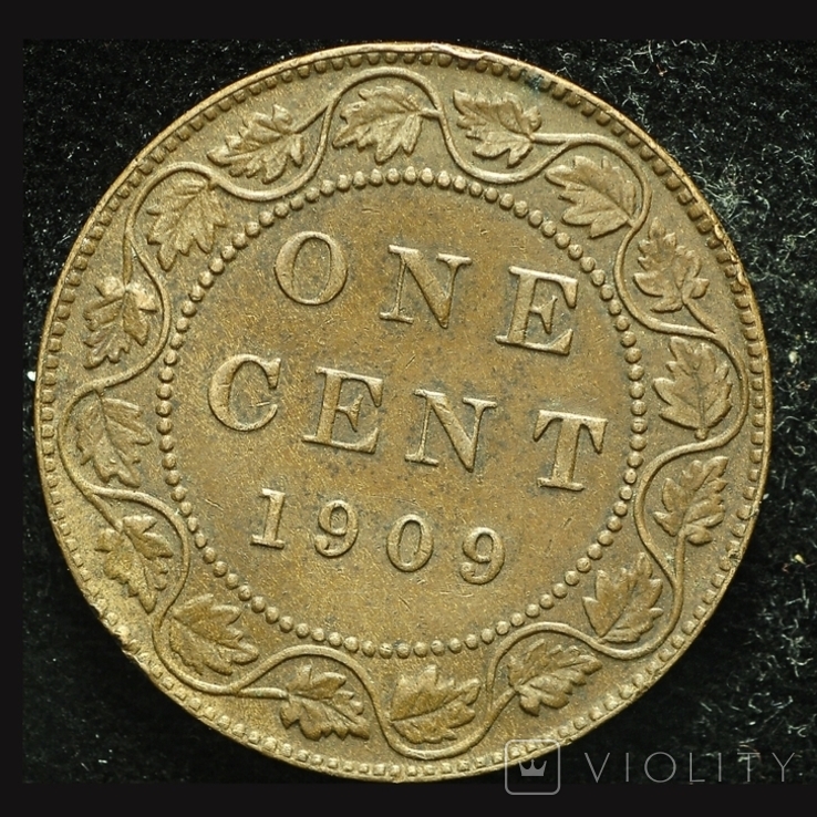 Канада 1 цент 1909, фото №3
