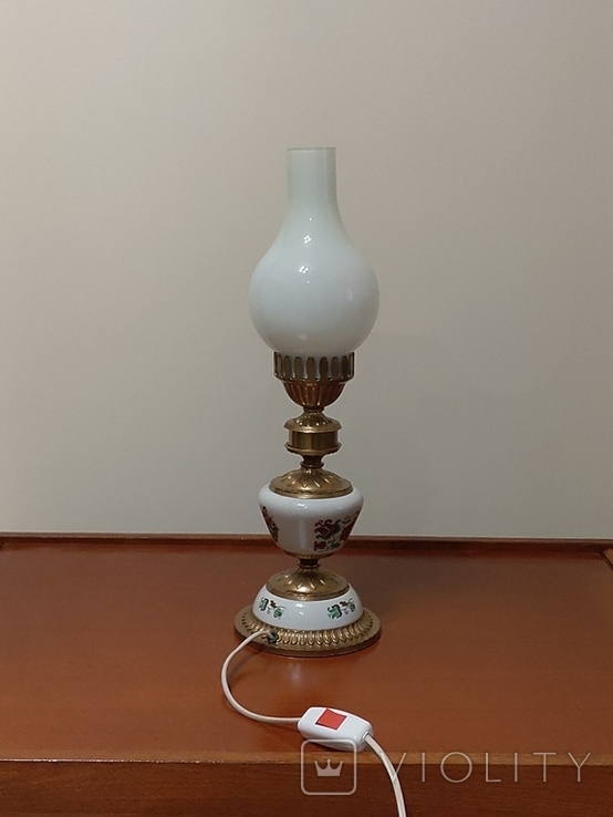 Настільна лампа,стилізована під гасову №13, фото №3