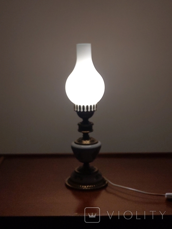 Настільна лампа,стилізована під гасову №13, фото №10
