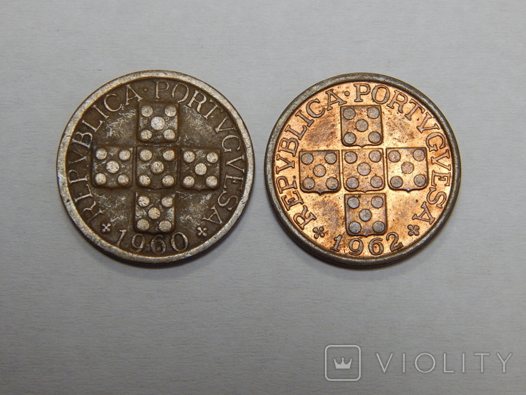 2 монеты по 10 центаво, Португалия, фото №3