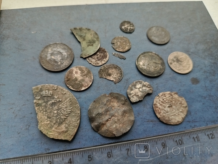 Срібні монети різних періодів на реставрацію або досліди., фото №5