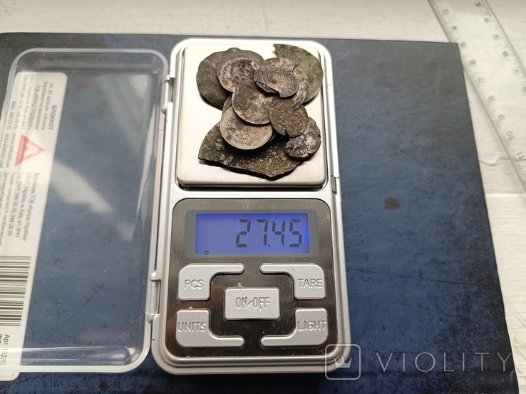 Срібні монети різних періодів на реставрацію або досліди., фото №7