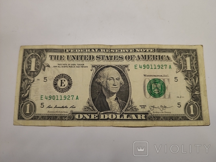 1 долар США 2013 E, фото №2