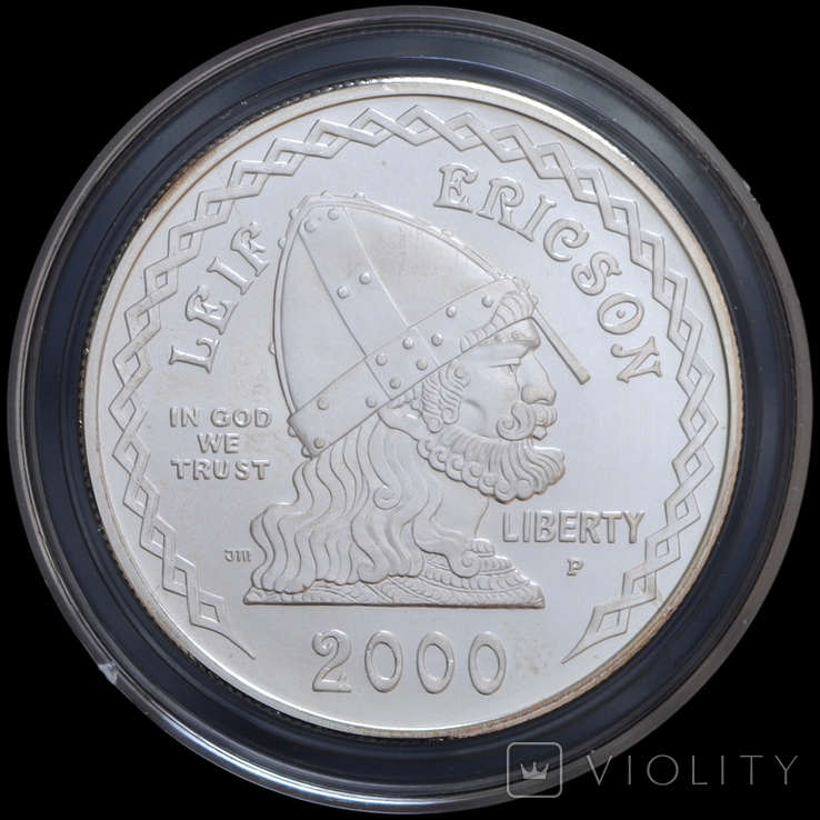 1 Долар 2000 Лейф Ерікссон, США, фото №3