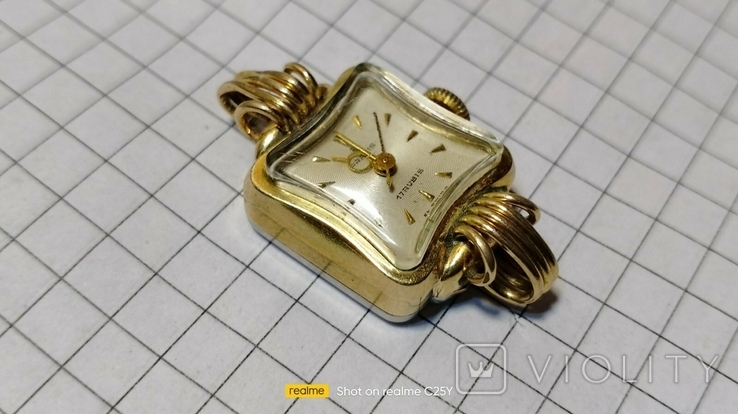 Годинник Швейцарський в Позолоті 20м., фото №2