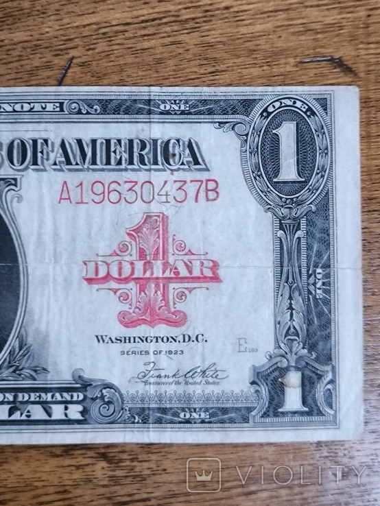 1 доллар 1923 Большой размер, фото №8