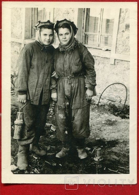 Дівчина, шахтар, Донбас, 1958, Молдавська, Комсомольська шахта, фото №2