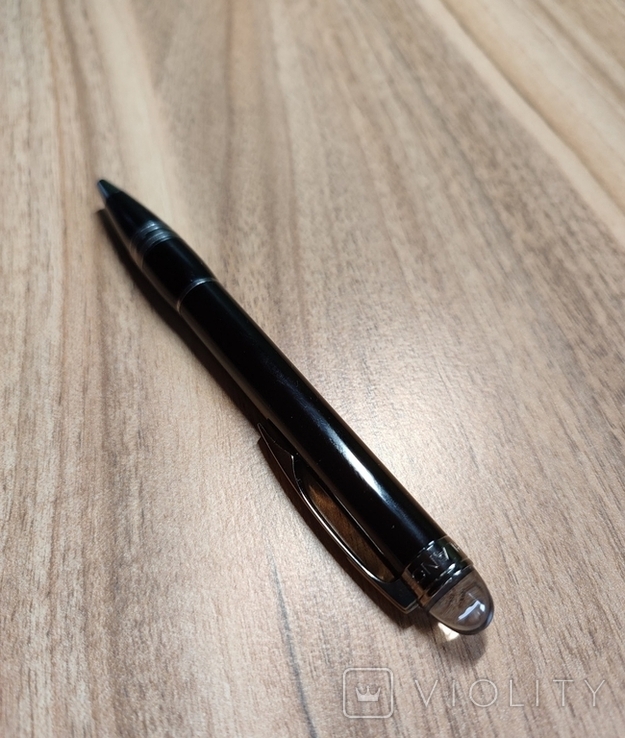 Ручка чорна Montblank Starwalker Blackcosmos Precious Resin, фото №7