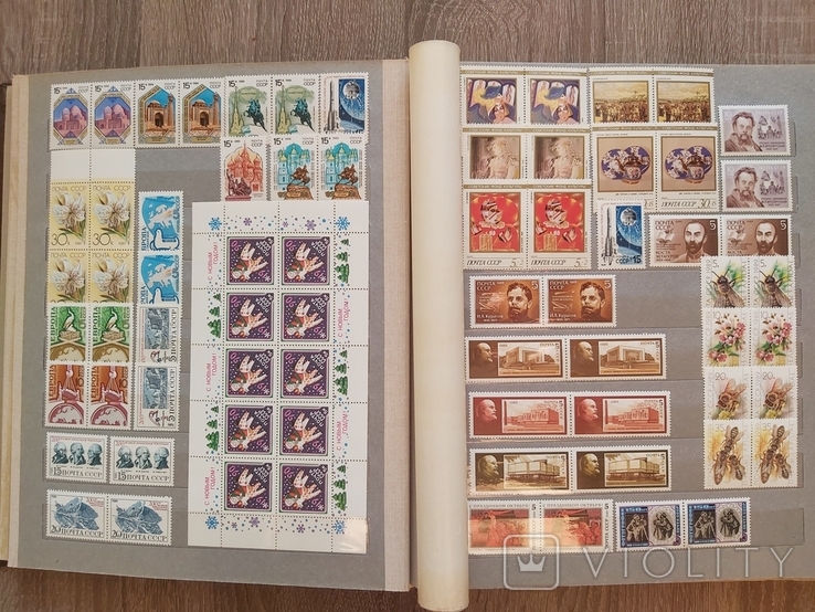 Большой альбом марок СССР 1989 - 1991 гг. 14 листов более 790 марок и 25 блоков негашеные, фото №5