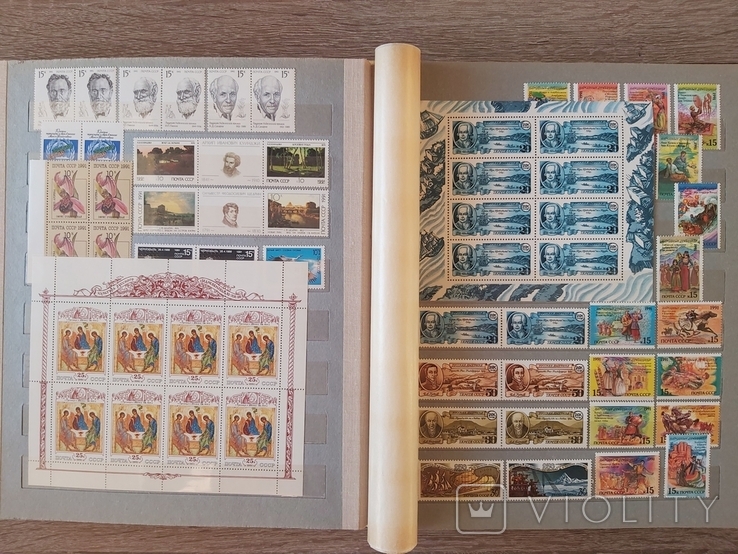 Большой альбом марок СССР 1989 - 1991 гг. 14 листов более 790 марок и 25 блоков негашеные, фото №13